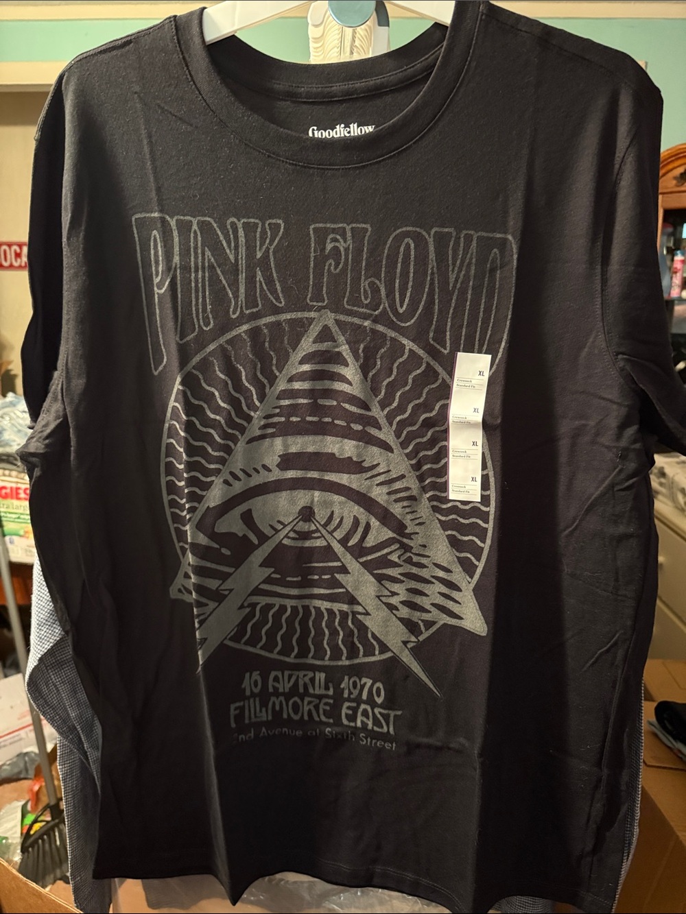 Goodfellow & Co Black Pink Floyd Graphic Short Sleeve Tee